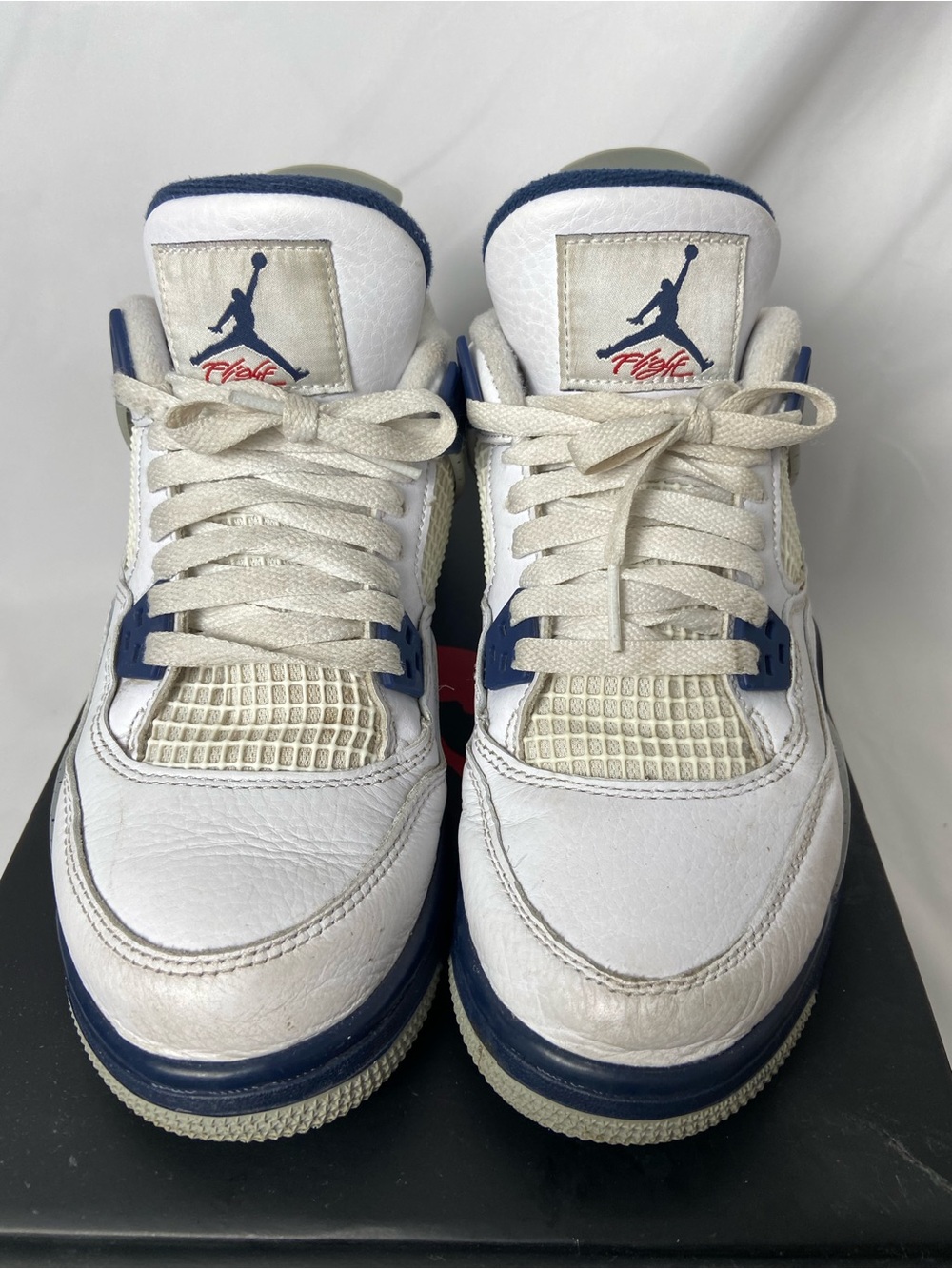 Nike Air Jordan 4 Retro GS | Midnight Navy White 6Y Youth 408452-140 w/ Box